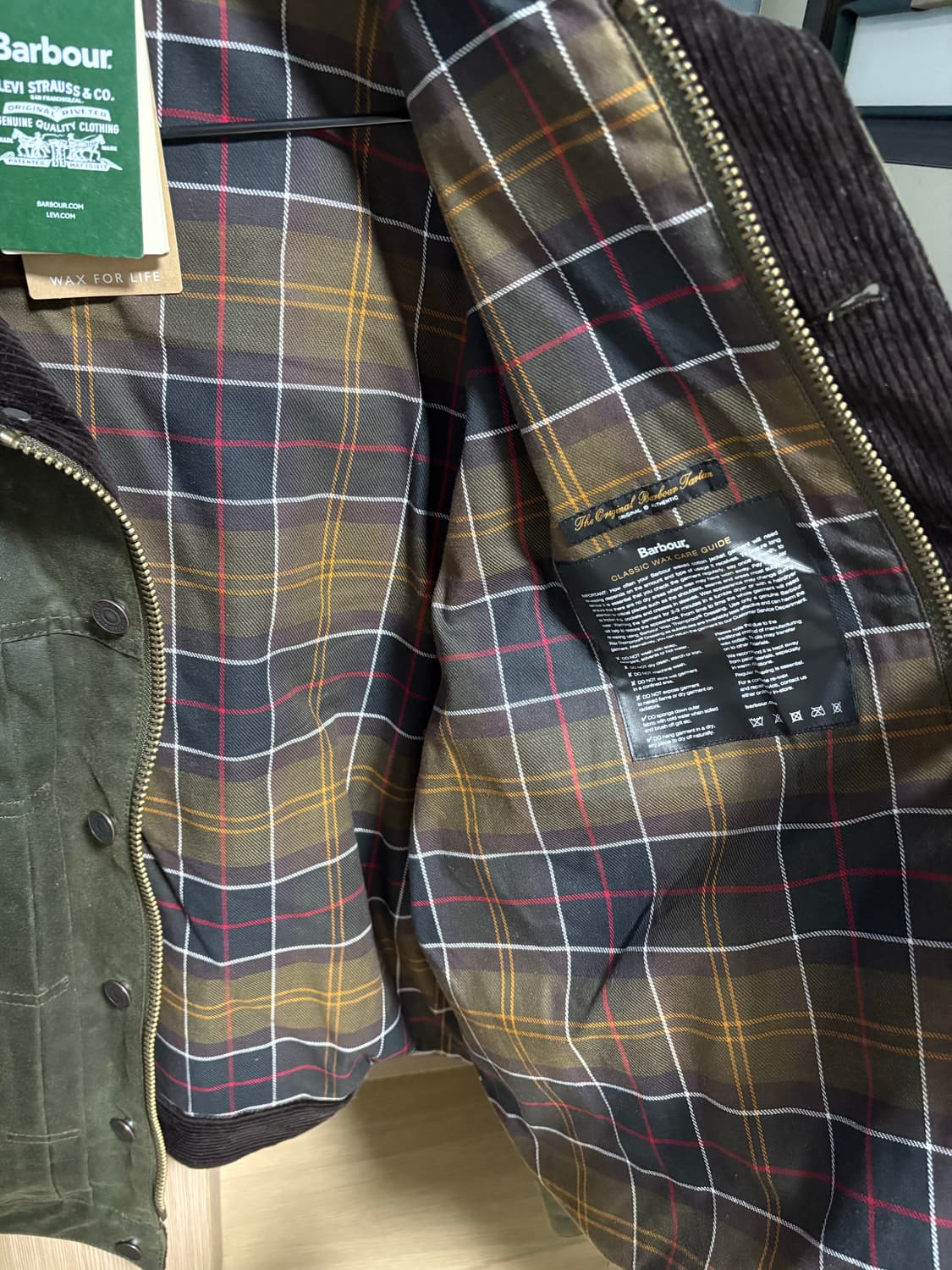 리바이스x바버 타입2 XL 판매합니다. 상품이미지3