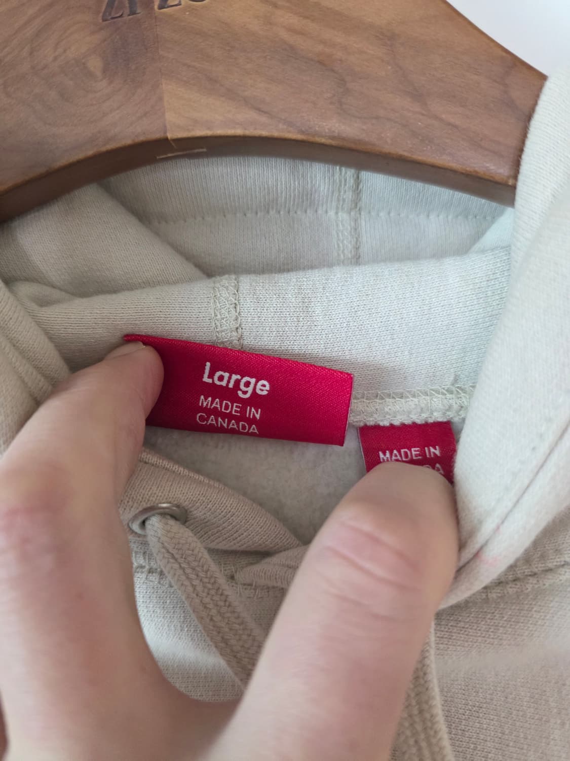 슈프림 박스로고 후드 스웨트셔츠 스톤 상품이미지3