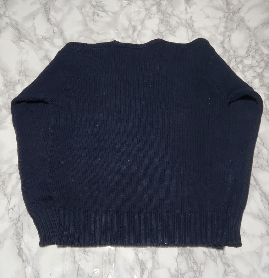 폴로 랄프로렌 딥네이비 브이넥 니트 상품이미지4