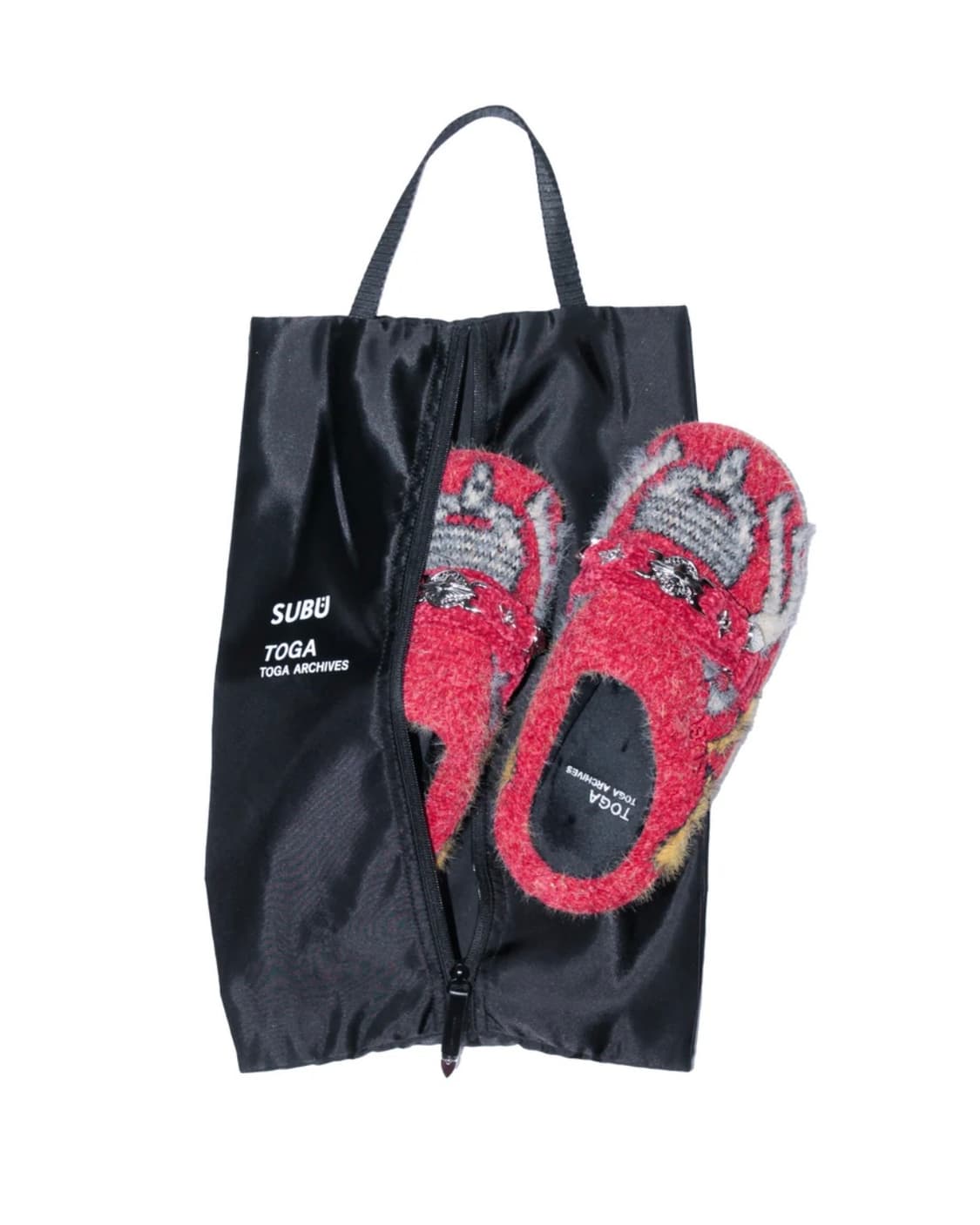 [0,1,2,3]토가풀라 x 스부 25fw 니트 슬립온/블랙 상품이미지6