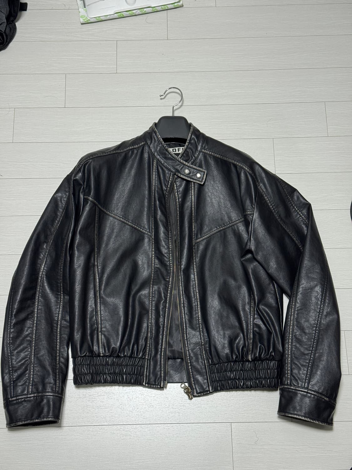 로파이 비건레더 자켓 상품이미지5