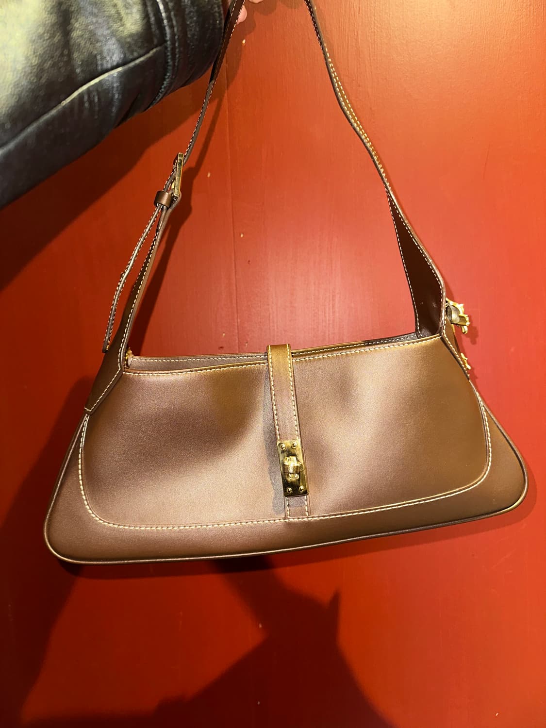 CDSD 소가죽 가방 빈티지 고양이 브로치 상품이미지2