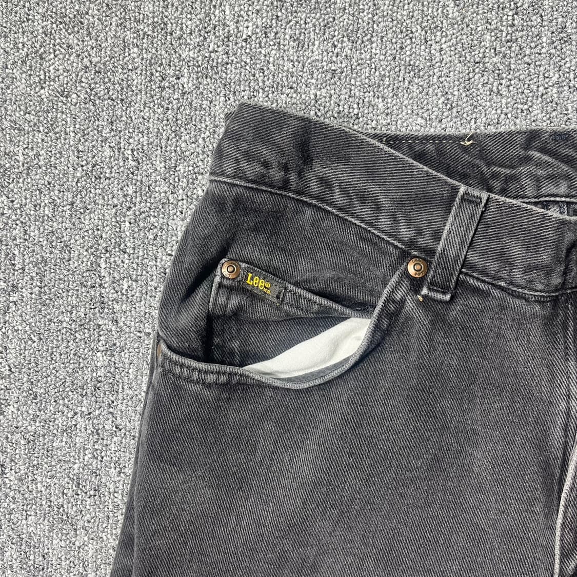 Lee 블랙 데님(29/old-7664) 상품이미지5