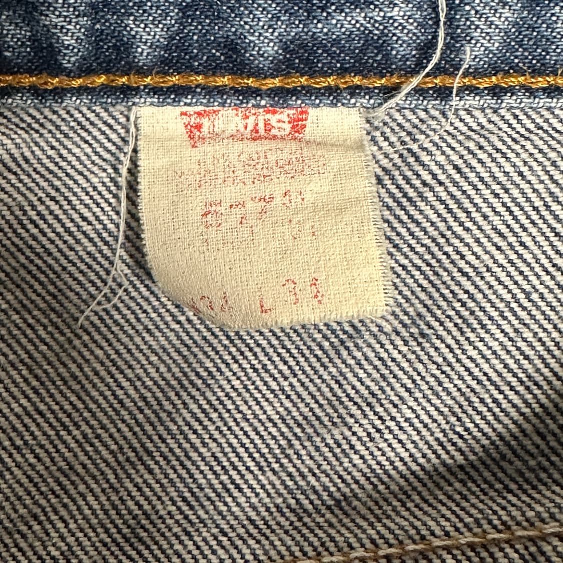90s 리바이스 517 made in USA 플레어핏 데님 34 상품이미지7