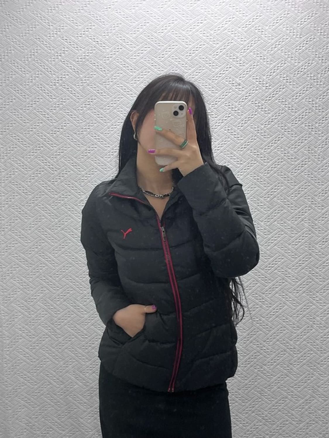 푸마 레트로 슬림핏 덕다운 경량 패딩 L C07210 상품이미지2