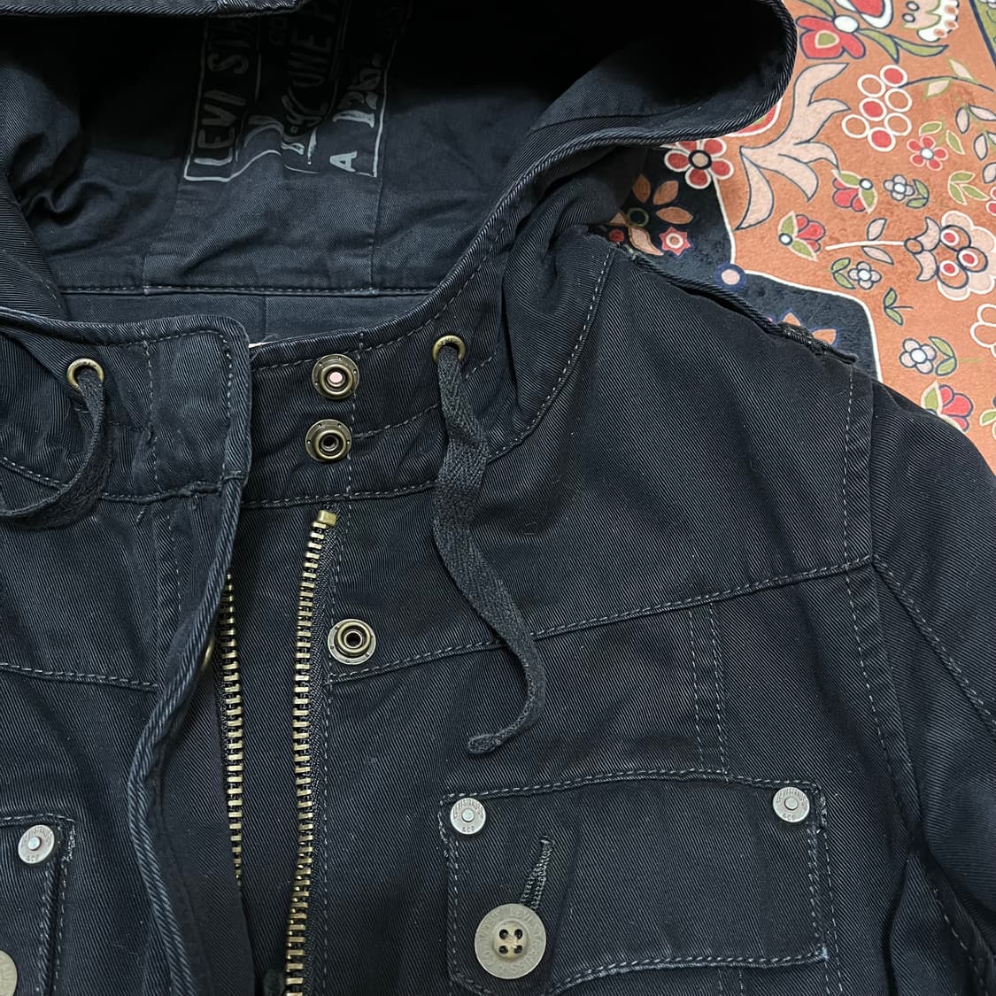 리바이스 멀티 포켓 후드 야상 자켓 S/90 상품이미지4