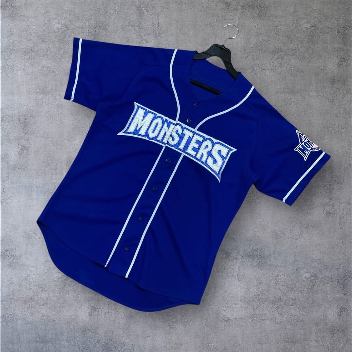 최강야구 몬스터즈 블루 반팔 져지 상품이미지1