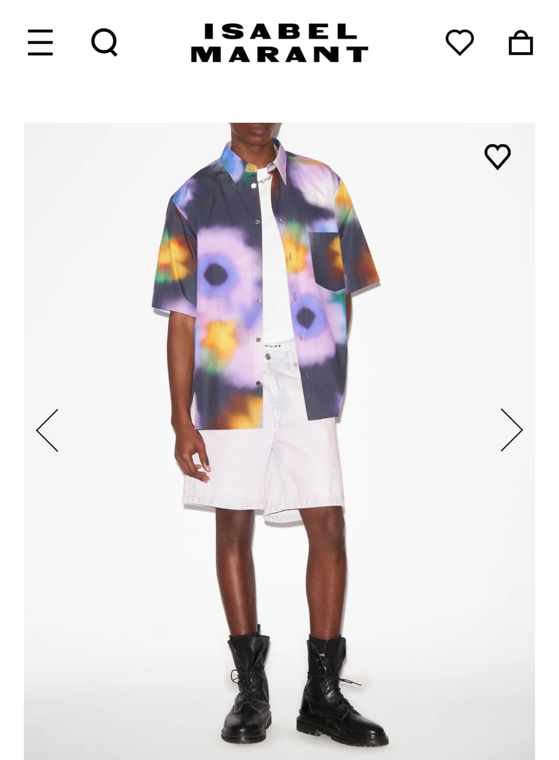 이자벨마랑 이자벨마랑셔츠 반팔셔츠 상품이미지1