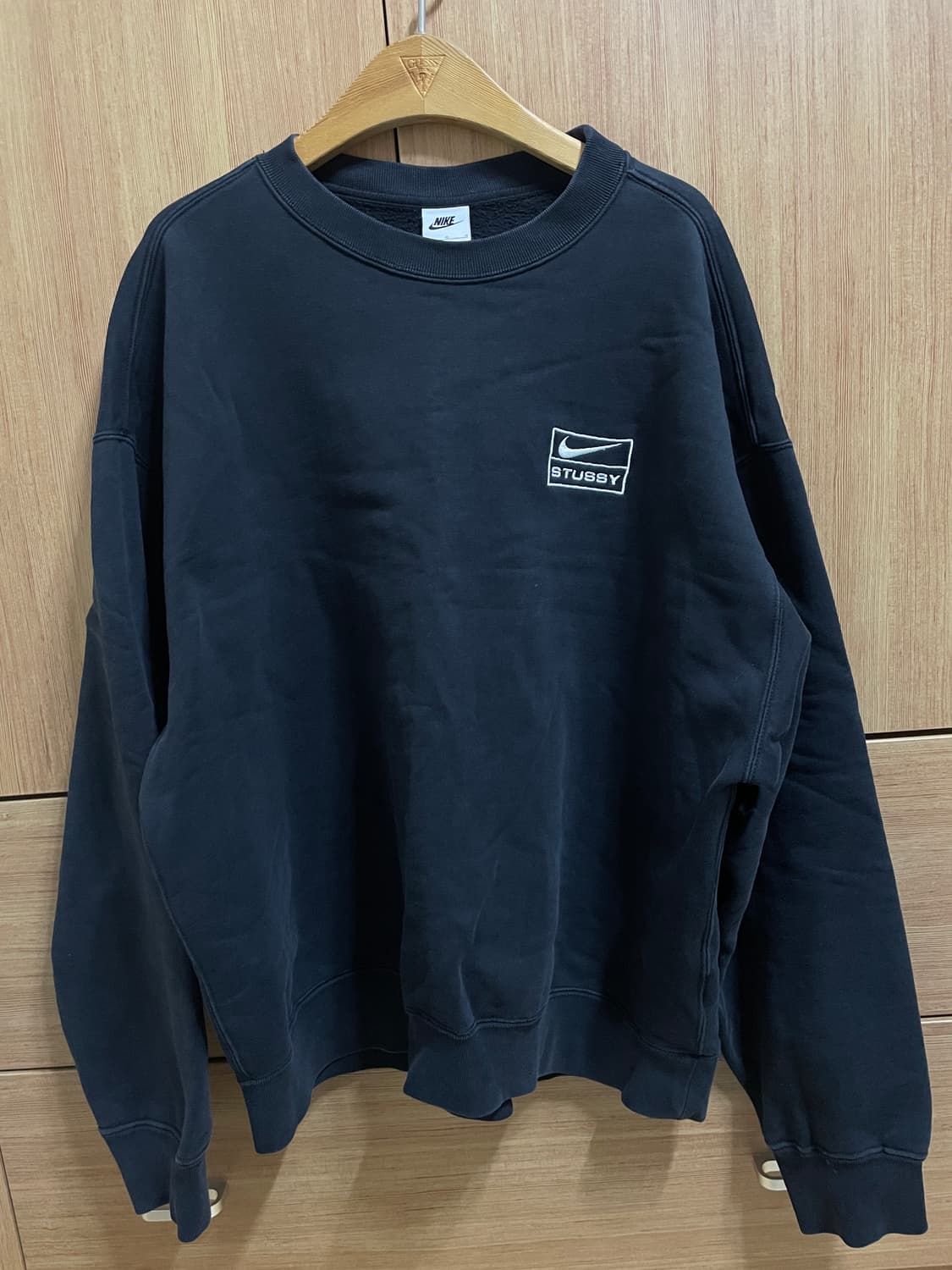 나이키x스투시 맨투맨(NRG 워시드 플리스 크루넥) 상품이미지1