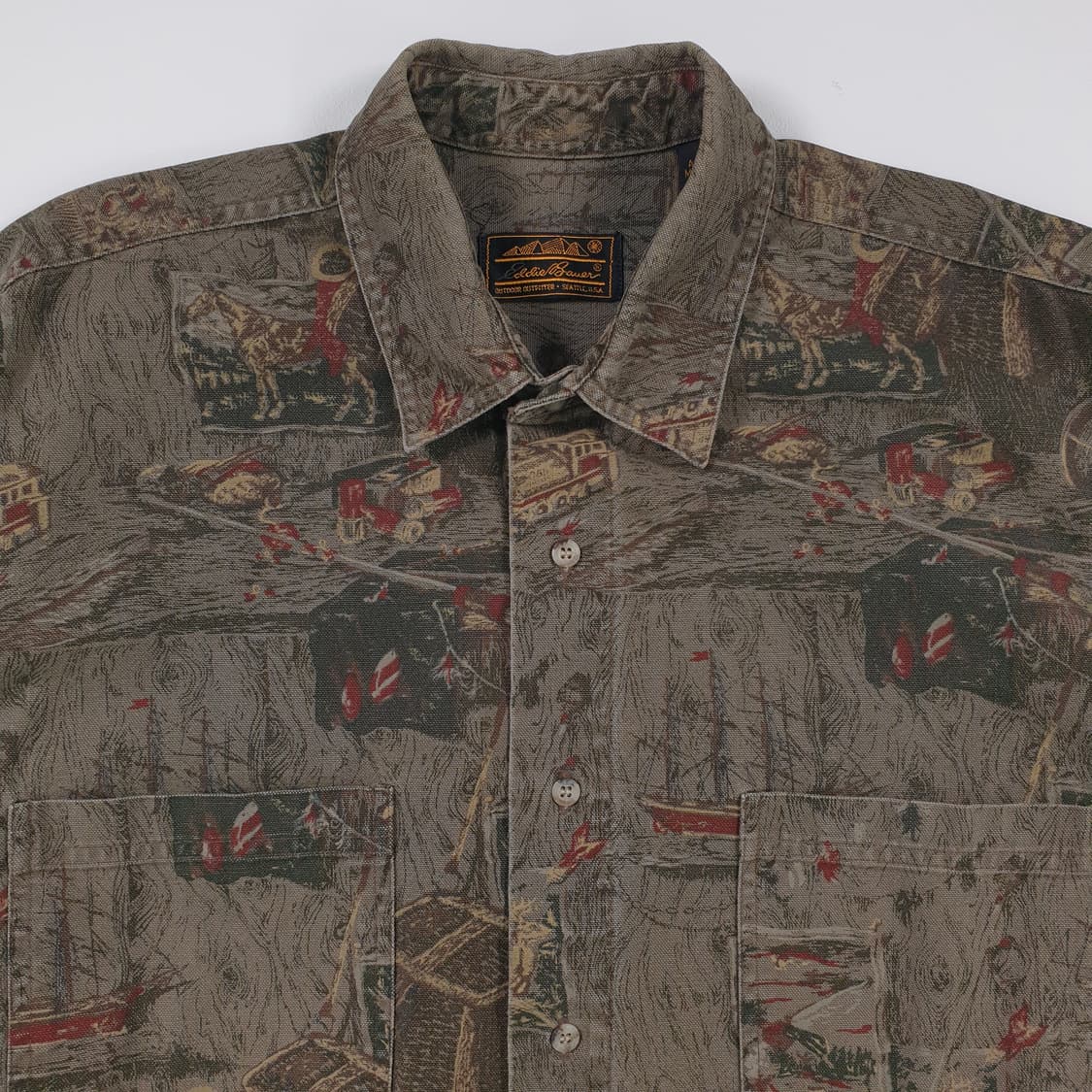 Eddie Bauer 패턴 셔츠 상품이미지2