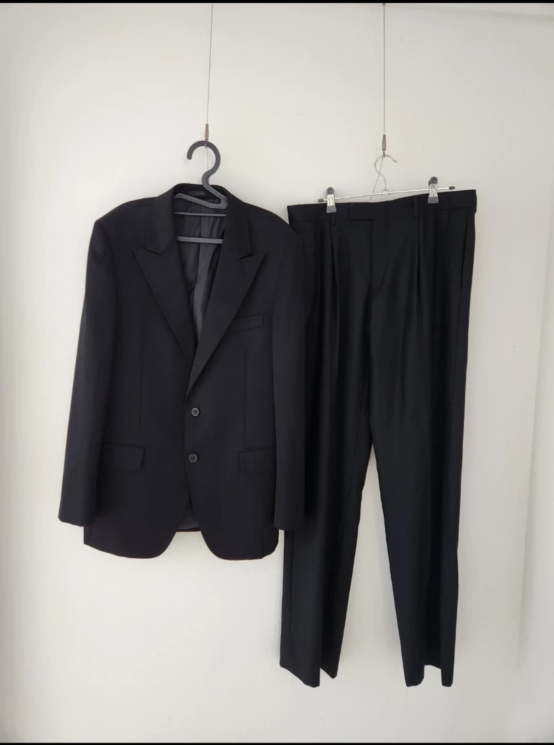 TIME 남성 정장 세트 블랙 50/32인치 상품이미지1