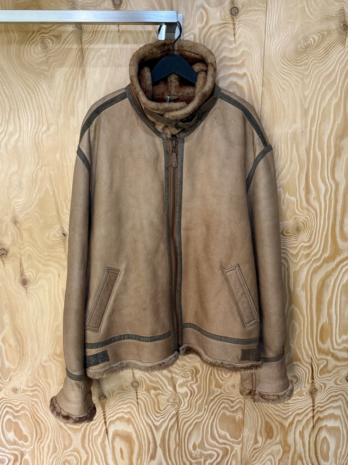 퍼스트 에비뉴 B-3 램스킨 무스탕 상품이미지3