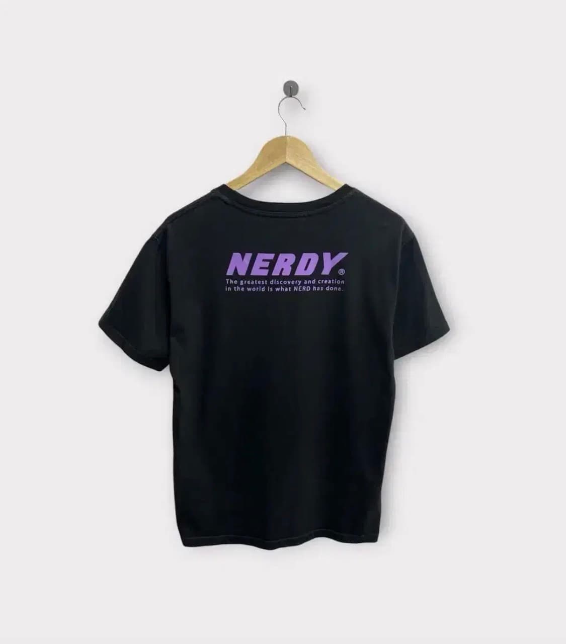 널디 NERDY 퍼플로고 반팔 티셔츠 M 상품이미지1