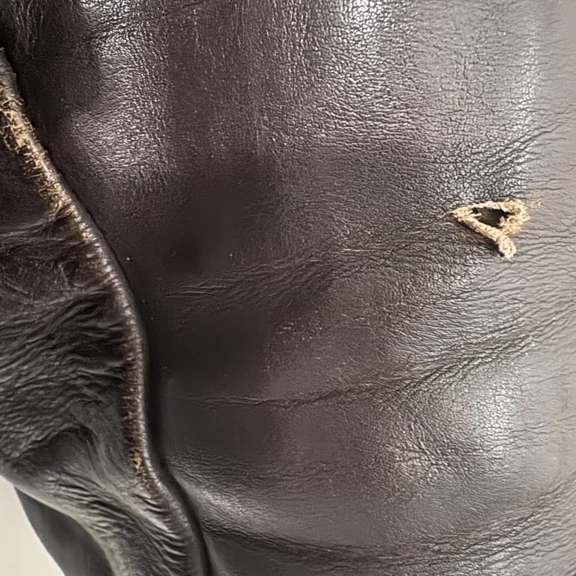 70s 빈티지 G-1 가죽 플라이트 자켓 40사이즈 상품이미지9