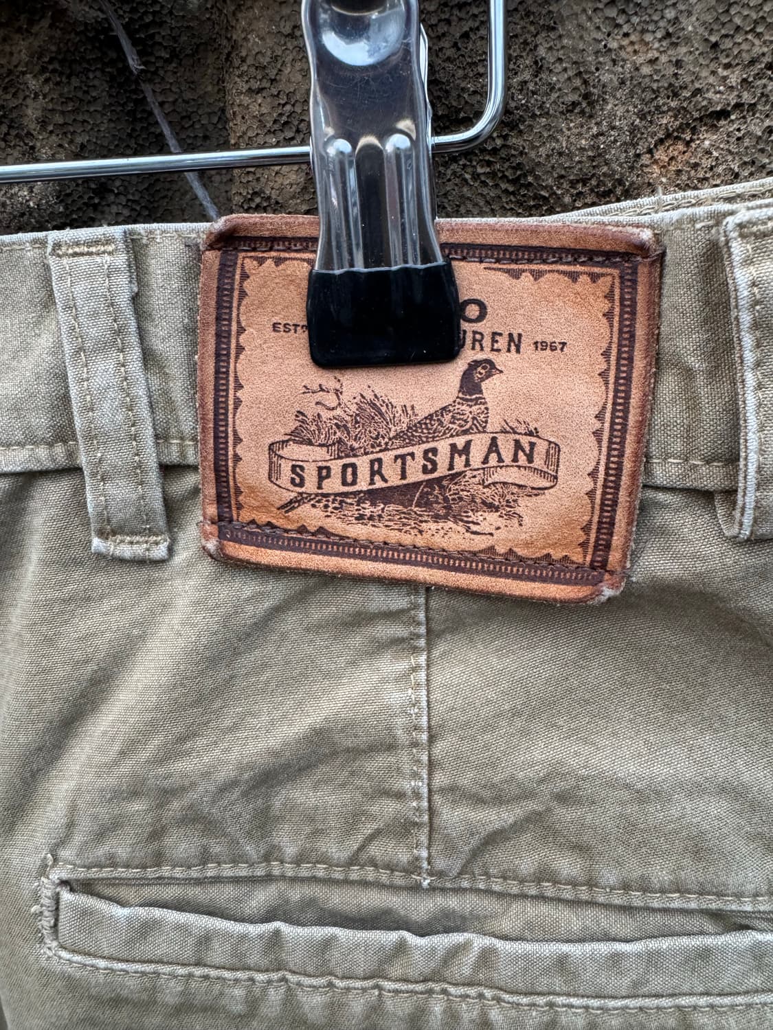 80~90s rrl 폴로 컨트리 스포츠맨 왁스코튼 치노 팬츠 34 상품이미지7