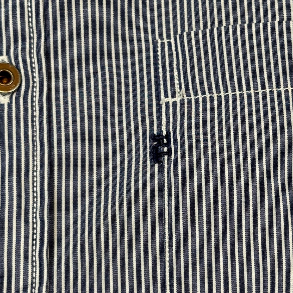 L) 폴로 진스 스트라이프 원포켓 반팔 셔츠 상품이미지4