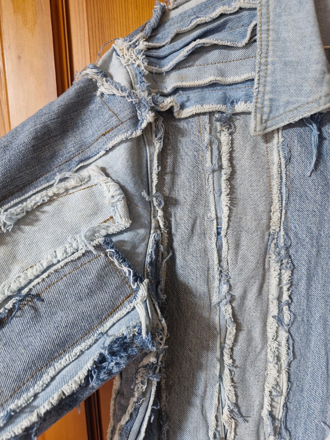 리바이스 데님 해체 리폼 청자켓 F 상품이미지3