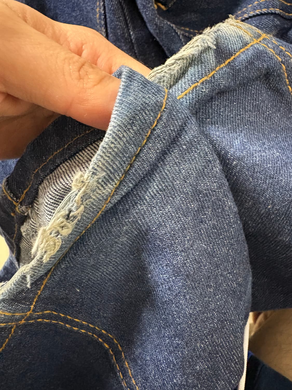 Curved Jeans_Indigo  48사이즈 상품이미지2