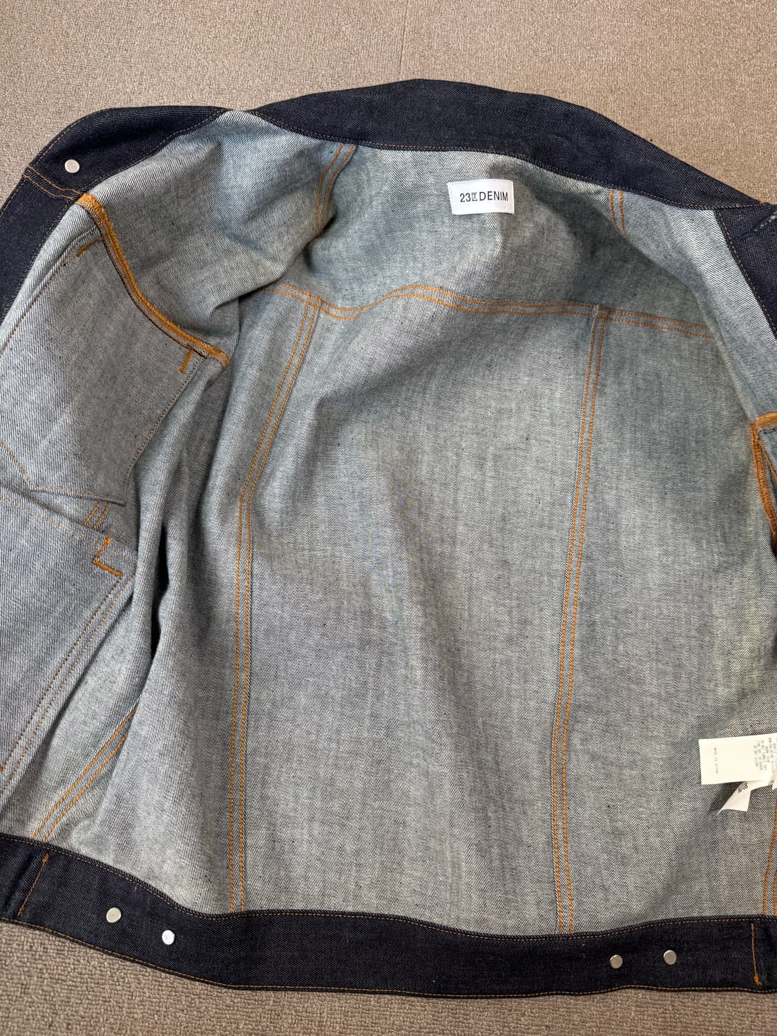 23구 오버핏 데님 자켓 상품이미지6