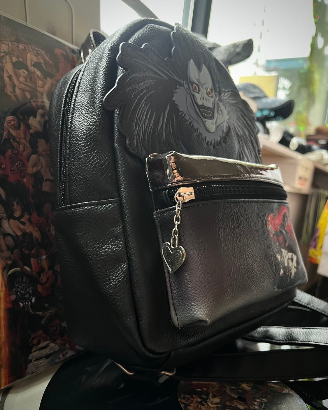Death Note 3D Ryuk Leather Backpack 상품이미지6