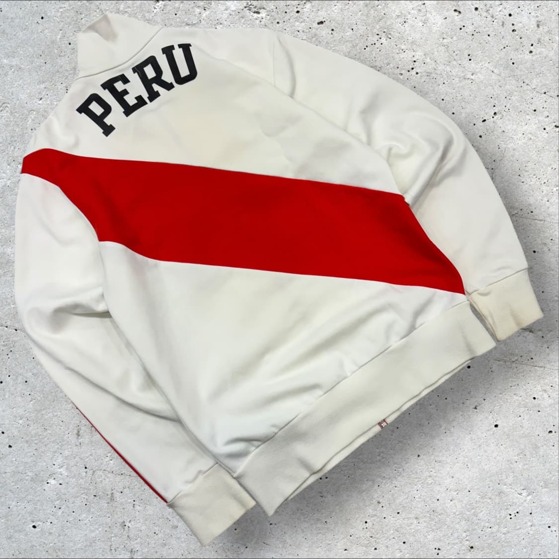 [100] 05s 아디다스 FPF 페루 트랙탑 져지 화이트/레드 D181 상품이미지2