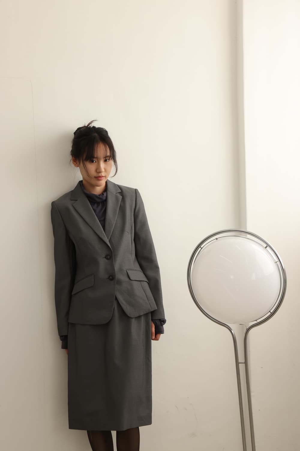 THEORIA 그레이 정장 셋업 상품이미지5