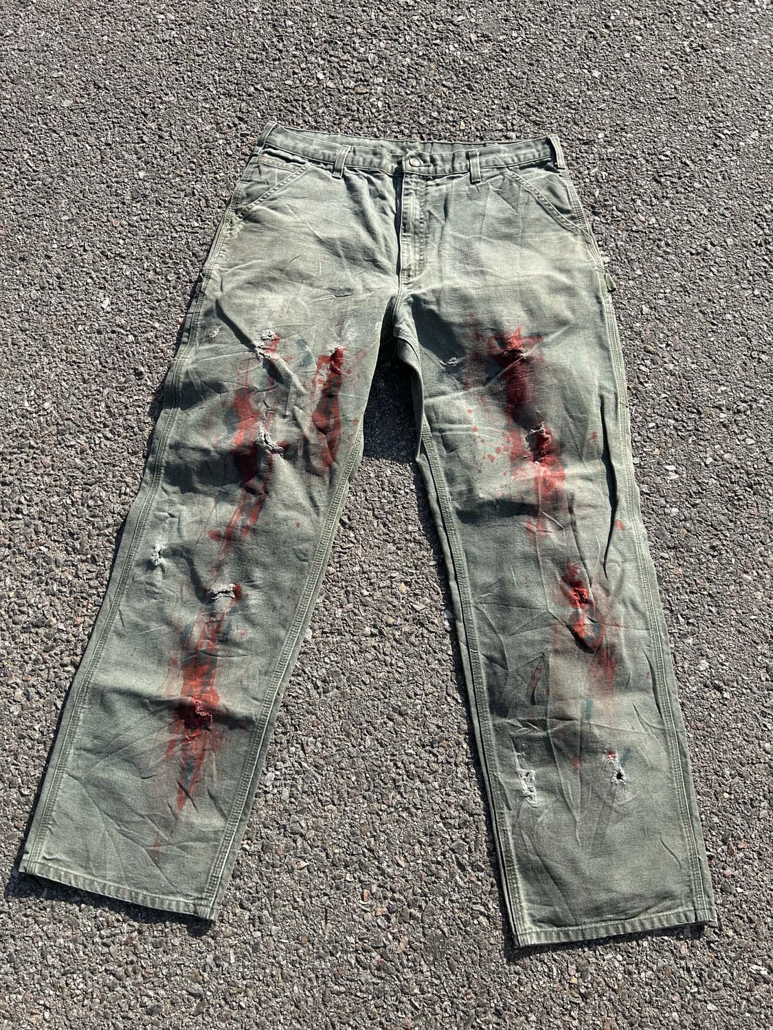 칼하트 B11 싱글니 모스 36in 상품이미지7