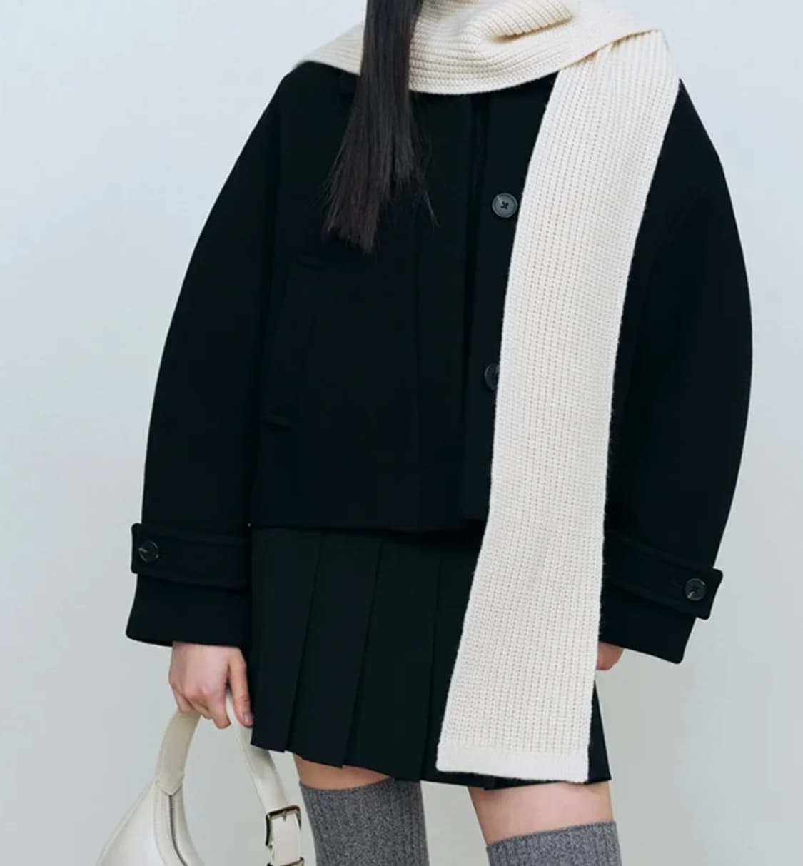 무신사스탠다드 캐시미어 블랜드 쇼트 맥코트 상품이미지2