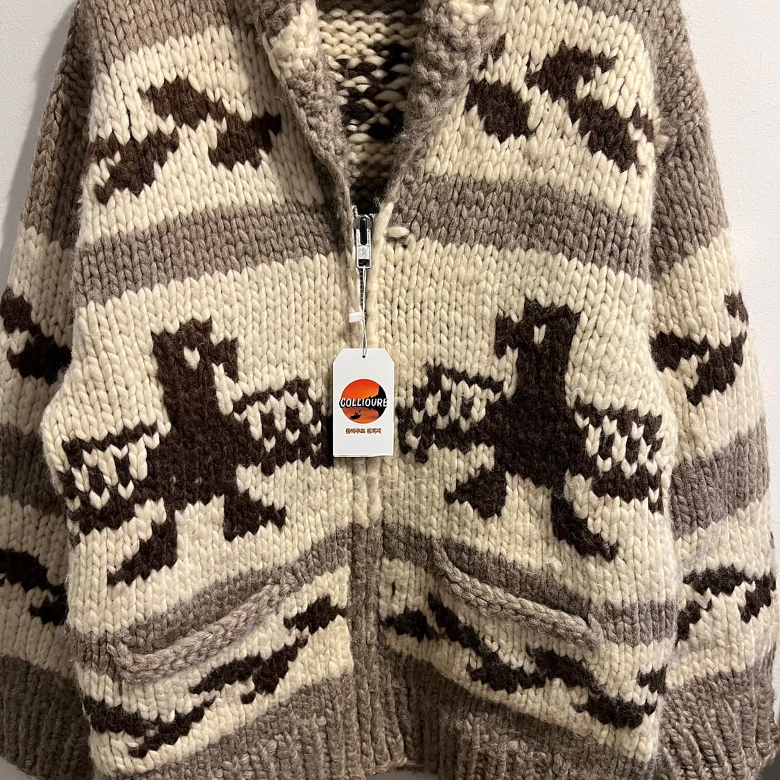 캐나다 썬더버드 울 코위찬 집업 상품이미지3