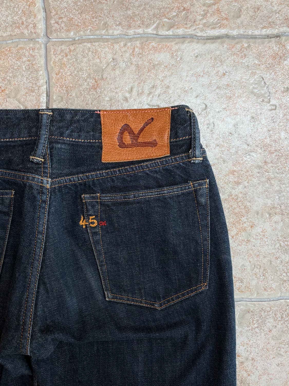 [27] 45rpm indigo selvage denim pants 상품이미지5