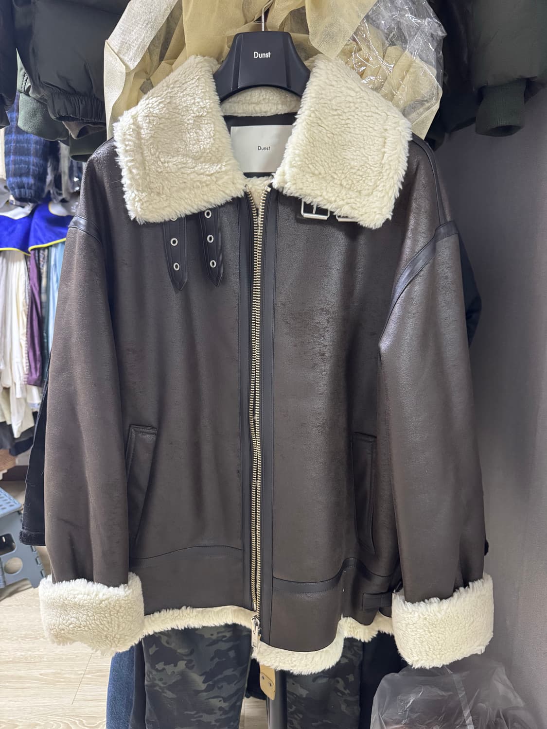 Dunst 던스트 무스탕 자켓 브라운 L 상품이미지2