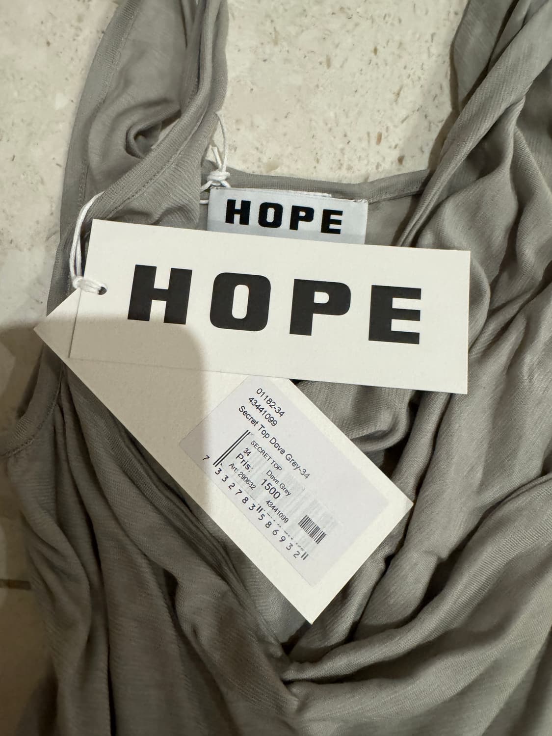 호프 HOPE 시크릿 탑 도브 그레이 34  상품이미지6