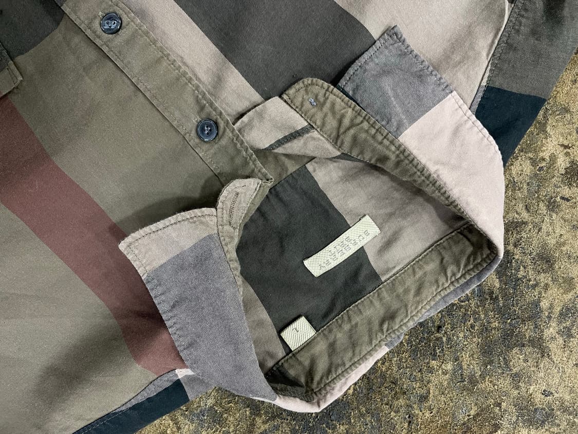 버버리/브릿.브라운체크남방(95) 상품이미지3