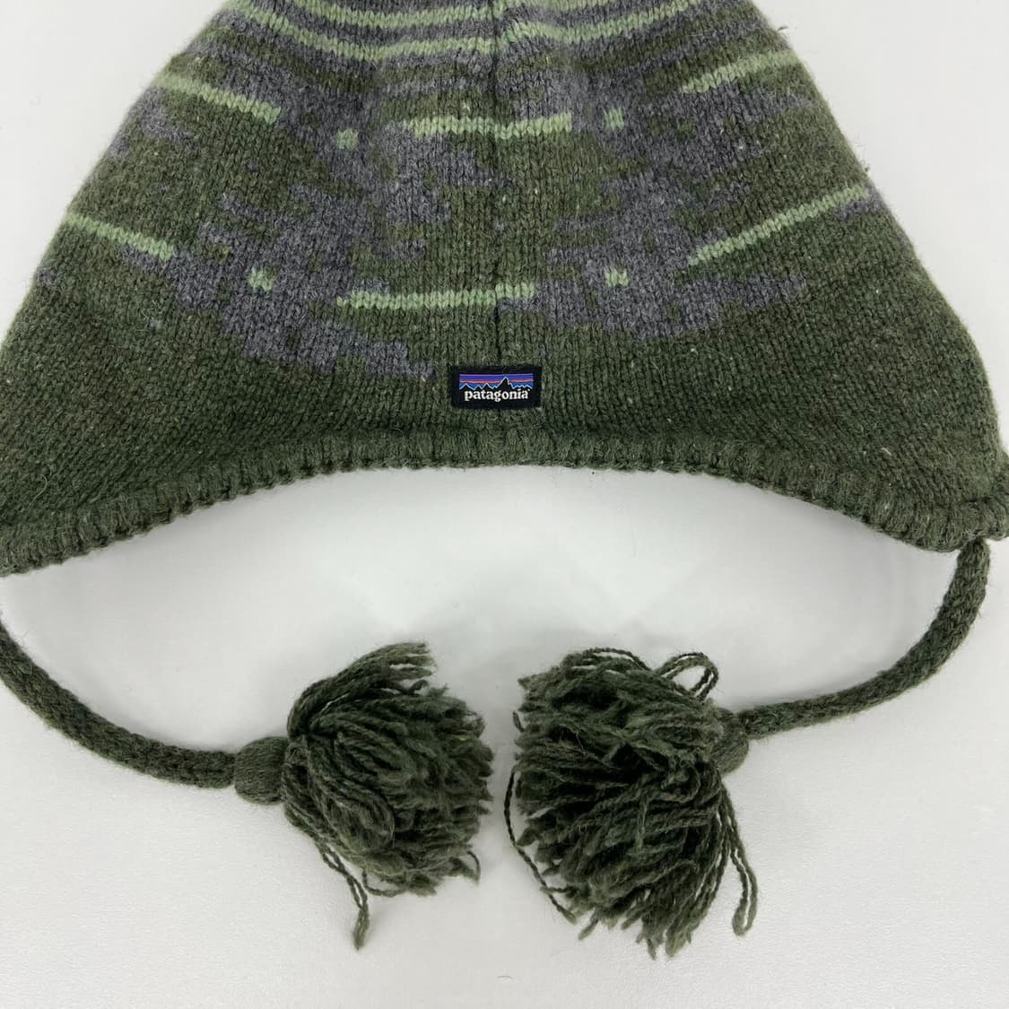 파타고니아 니트이어플랩 폼폼 비니 상품이미지2