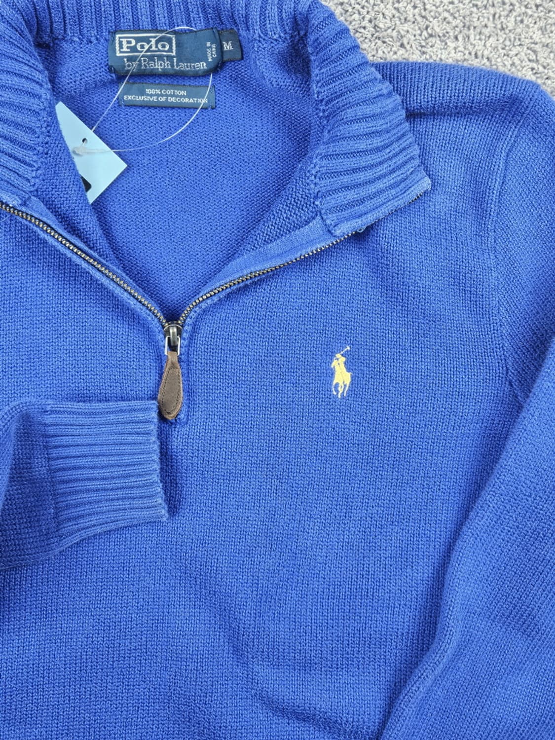 폴로랄프로렌 카라 하프 집업 니트 ( M ) / 9997 상품이미지6