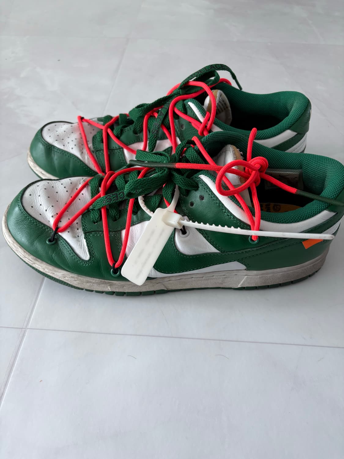 오프화이트 나이키 덩크 그린 (290)  상품이미지3