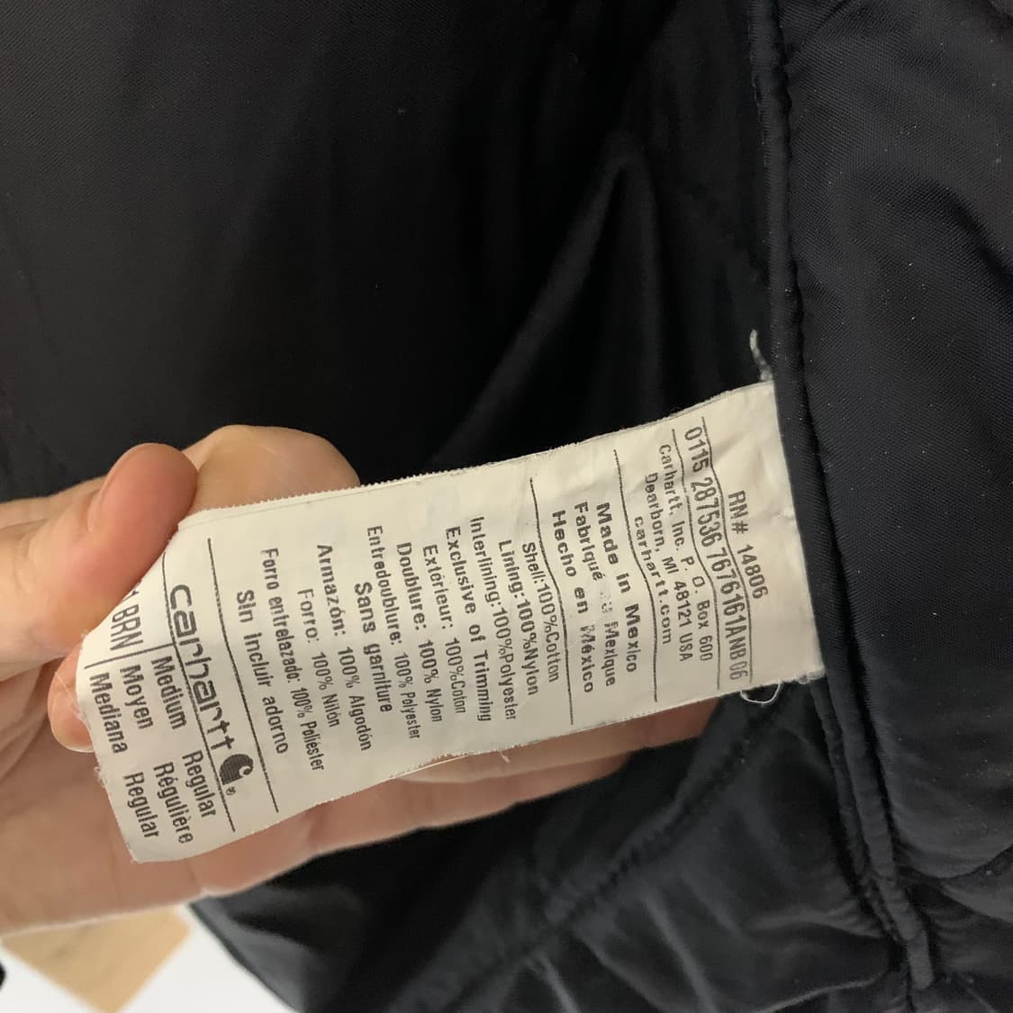 칼하트 샌드스톤 베스트 브라운 조끼 패딩 M 상품이미지6