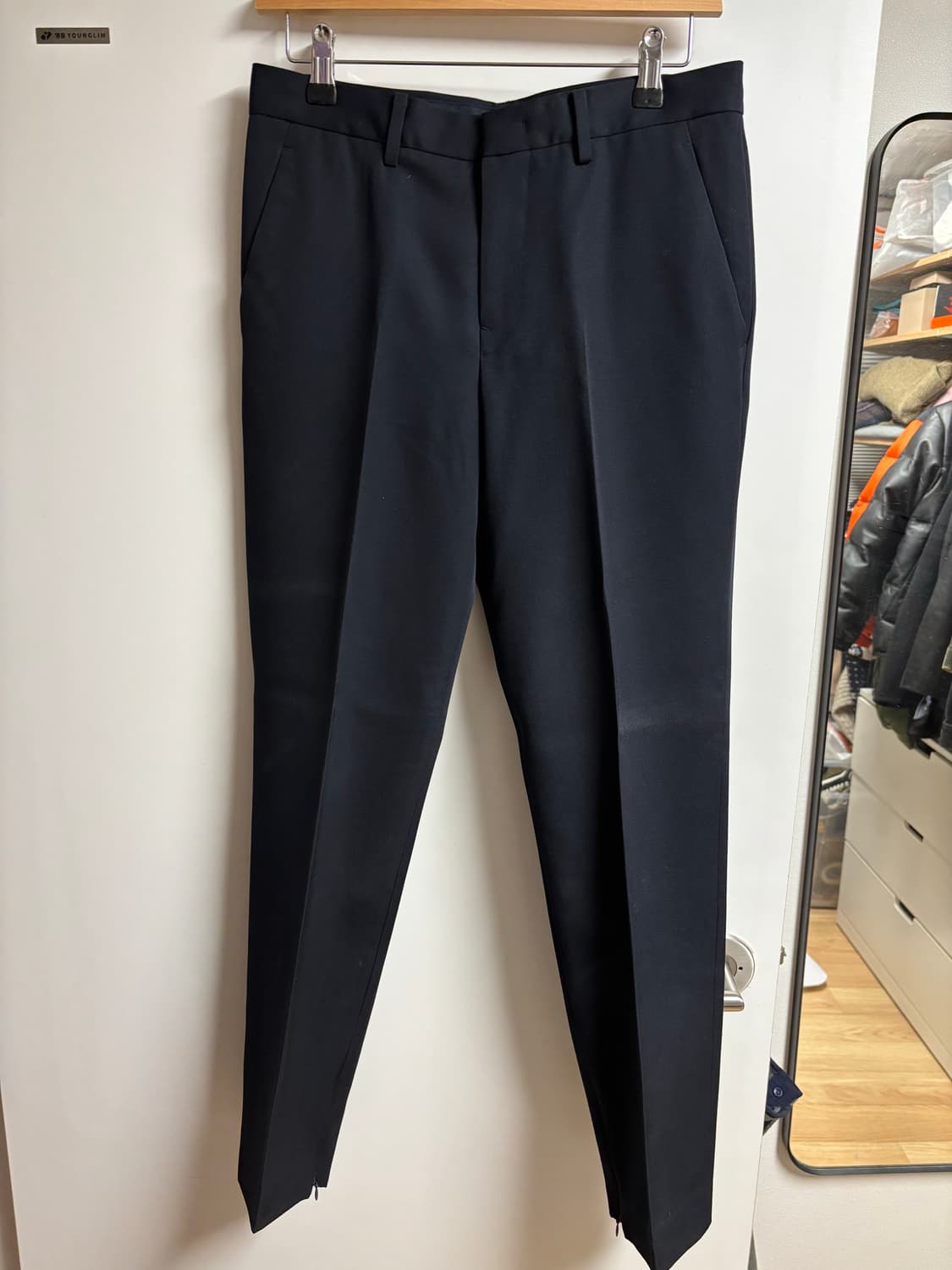 [64] 유니클로 +J 울슬림팬츠 셋업 네이비 상품이미지5