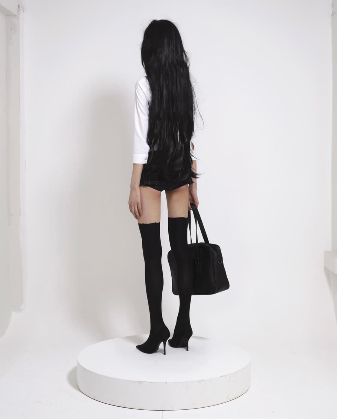 본네 Corset seam shirt (White) 2 size 상품이미지5