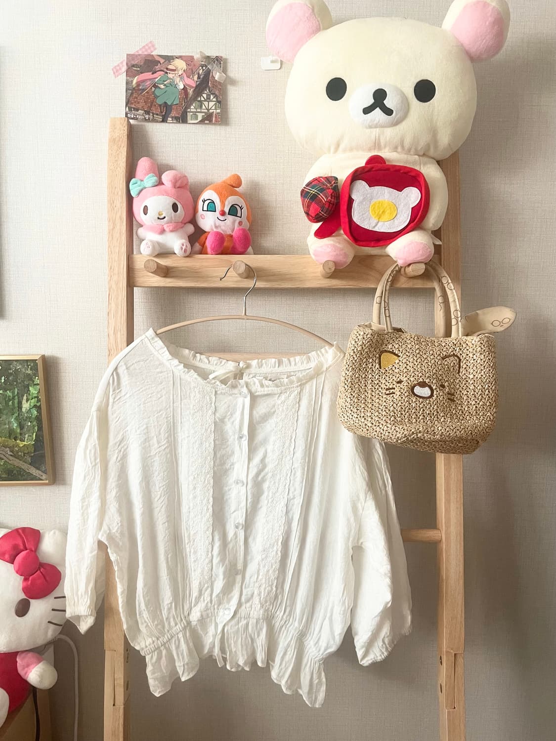 모리걸 빈티지 프릴 레이스 블라우스 🤍🎀 상품이미지1