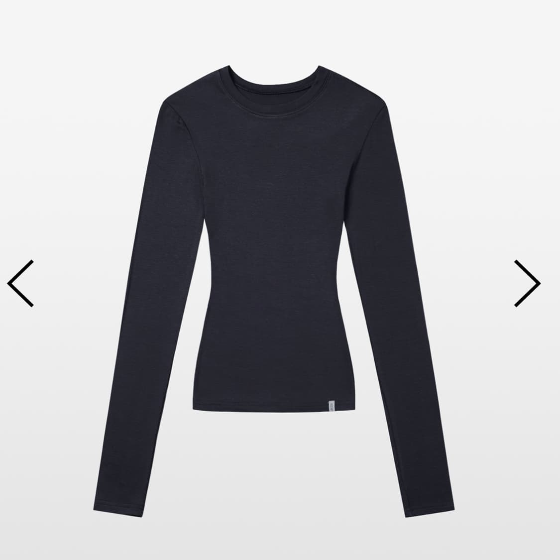 킴서울 컨투어 롱슬리브 블랙 상품이미지1