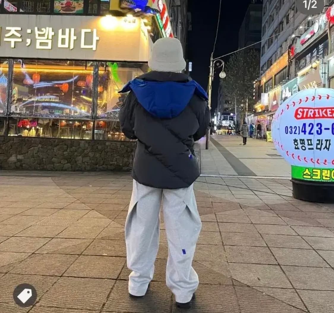 [자라x아더에러] 오버사이즈 패딩 자켓 그레이 M 105/ 새제품 상품이미지3