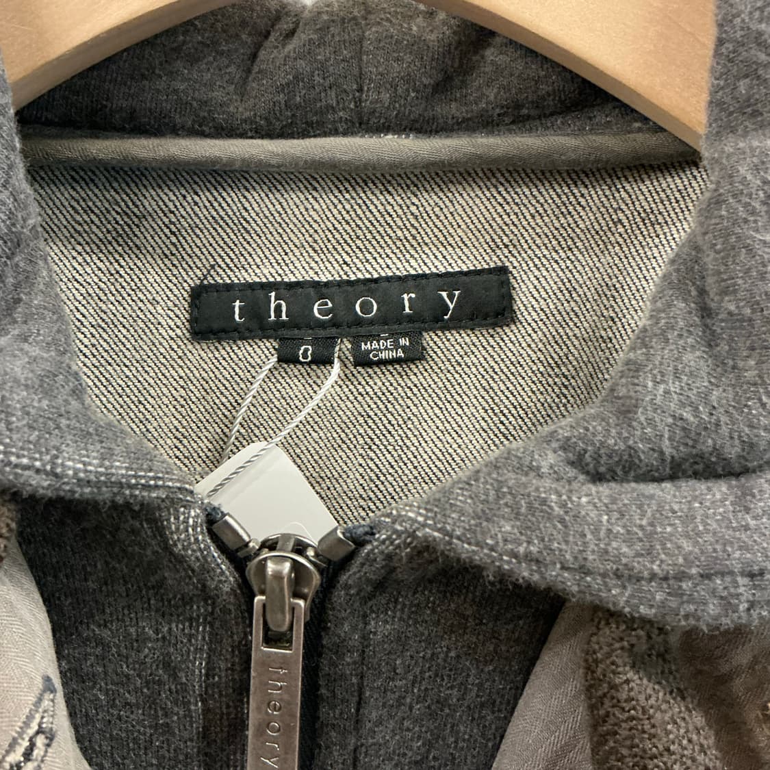 띠어리 데님 후드 자켓 상품이미지3