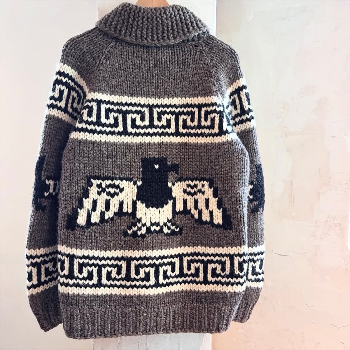 90's TUAK Handmade Cowichan sweater 상품이미지3