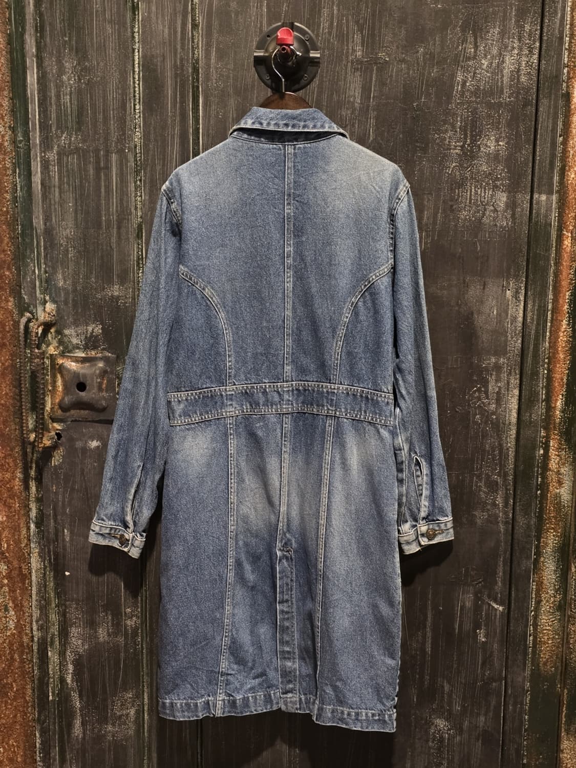90s Vintage Denim Jacket Dress 상품이미지7