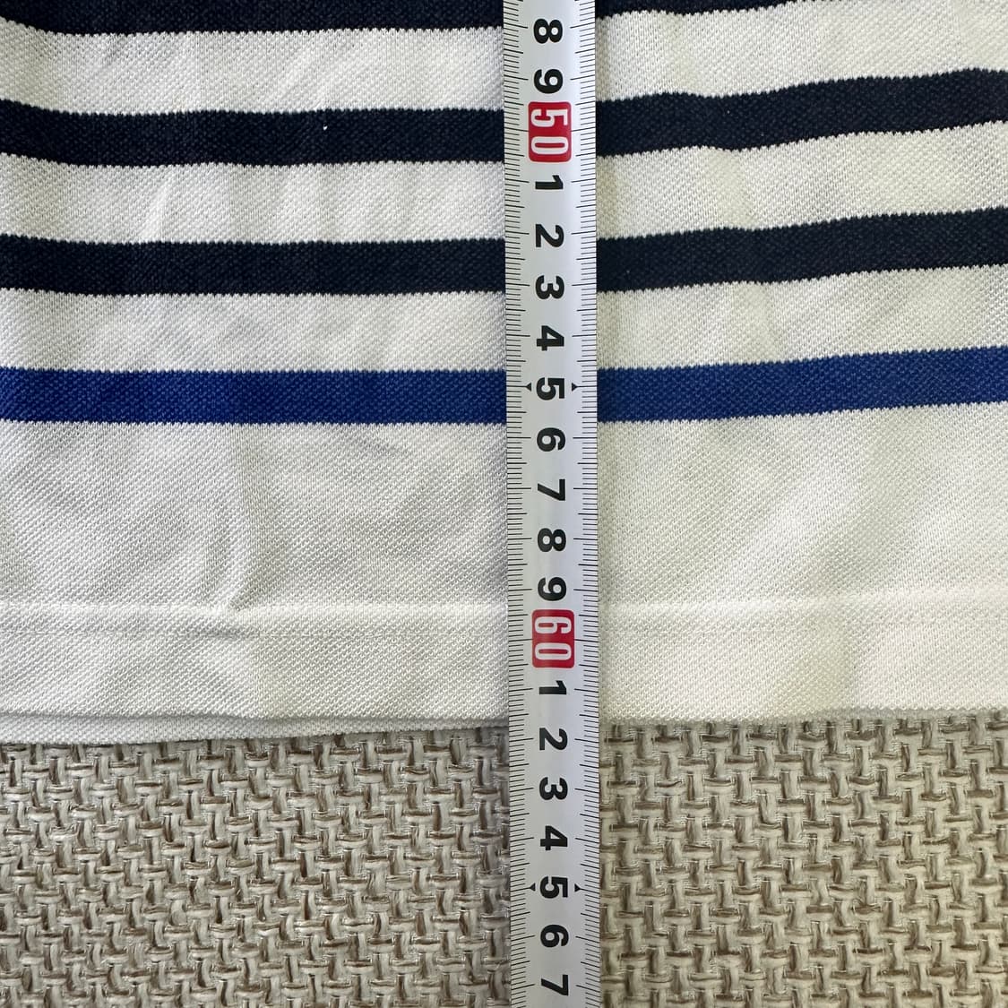 85 빈폴 스트라이프 라운드 반팔티 0413D 상품이미지5