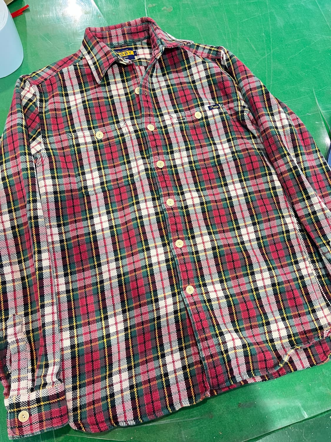 버질아블로pyrex 파이렉스 플란넬셔츠 L 상품이미지1