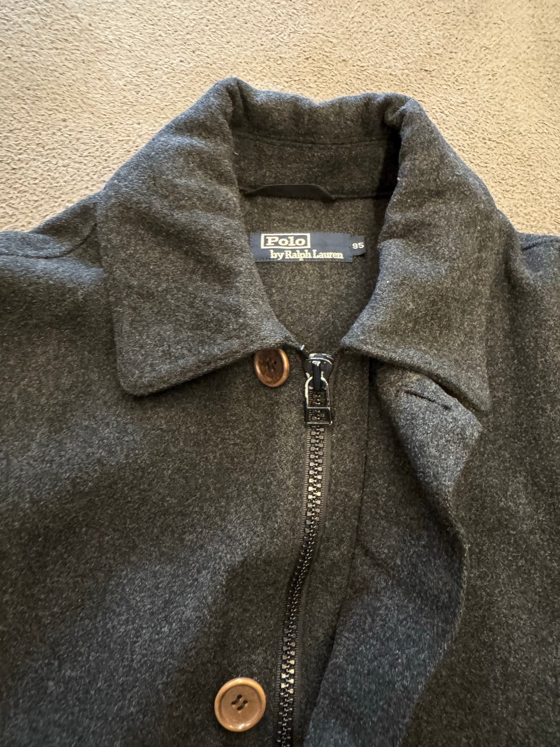 폴로 랄프로렌 빈티지 울 하프코트 처분  상품이미지2