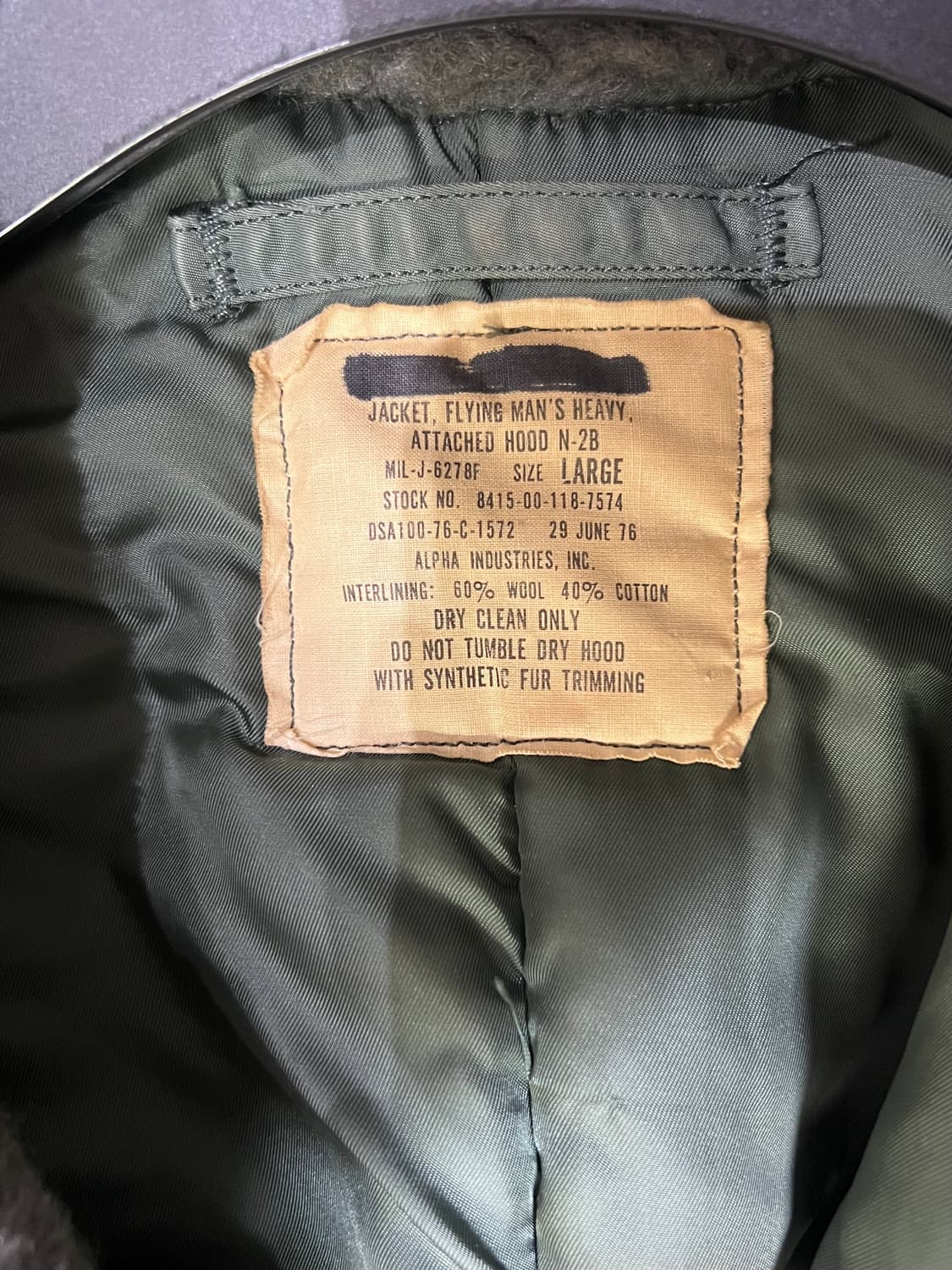 [L] 70s 알파인더스트리 N-2B 상품이미지5