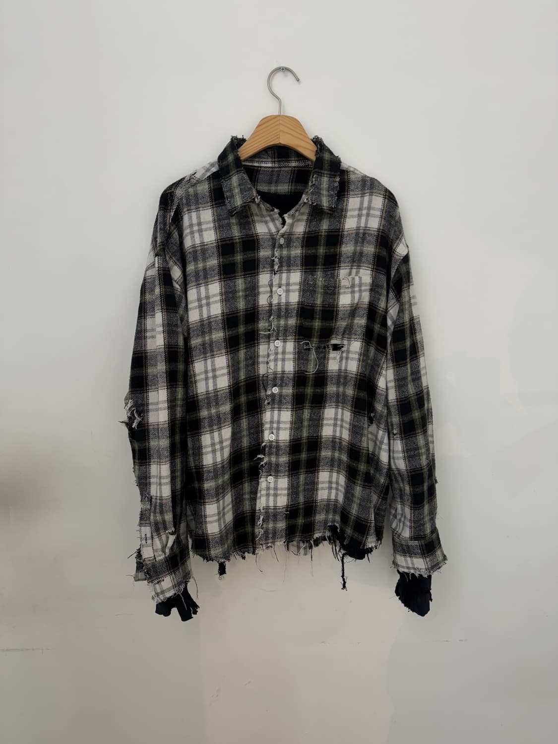 빈티지 체크셔츠 상품이미지1